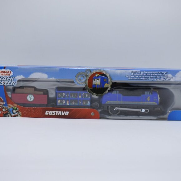 Gustavo 4 Passengers & Cargo Motorized Trackmaster Train Engine Fisher Price New - Picture 2 of 11